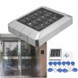 RFID Security Reader Entry Door Lock keypad Access Control System+10 Pcs Keys