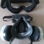 Gas Mask Double Filter Anti-fog Glasses Airsoft Dust Face Guard Breathing chemic