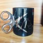 Creative Cup Coffee Mug Scissors Lizard Style Barber Ceramic Decor Tea Juice