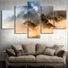 Large Modern Wall Decor Art Picture Home Print Canvas Three Wolves Painting HD