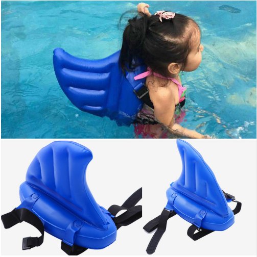 Shark Colorful Inflatable Learn to Swim Children Summer Beach Trainer Pool Float