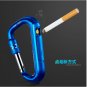 Safety Hook Windproof USB Electronic Lighter Self Locking Lifting Cigarette Hack