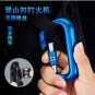 Safety Hook Windproof USB Electronic Lighter Self Locking Lifting Cigarette Hack