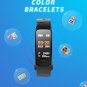 Bluetooth Smart Watch Heart Rate Blood Pressure Monitor Bracelet Fitness Tracker
