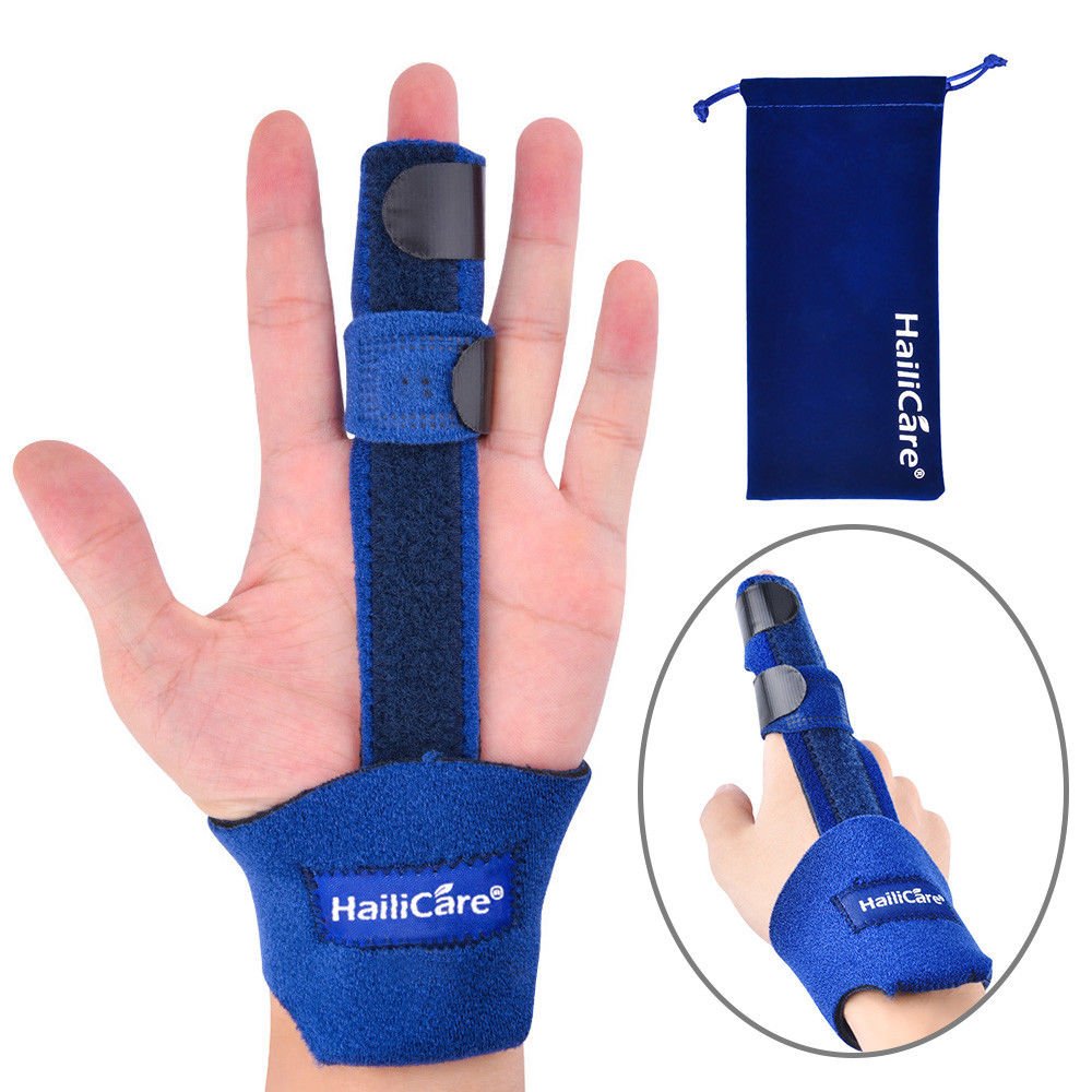 Basketball Finger Support Protector Splint Brace Belt Bandage Pain