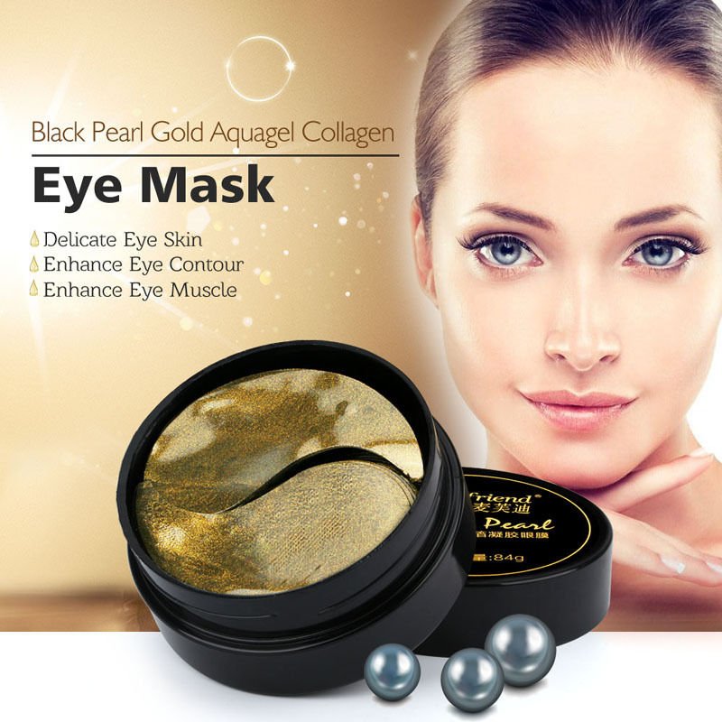 60pc Crystal Collagen Gold Anti-Wrinkle Anti-Ageing Under Eye Gel Patch Mask