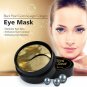 60x Black Pearl Collagen Gold Eye Patch Mask Anti Wrinkle Dark Circles Removal