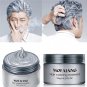 Silver Colour Grey Hair Wax Men Women Grandma Hair Ash Dye Gray Mud Temporary