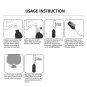 Portable Empty Bidet Bottle Handheld Travel Water Spray Sprayer Hygiene 420ml