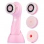USB Rechargeable Electric Facial Cleansing Brush Soft Scrubber Face Exfoliating