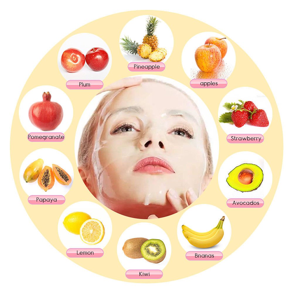 DIY Face Mask Natural Fruit Vegetable Beauty Facial Mask Maker Making ...