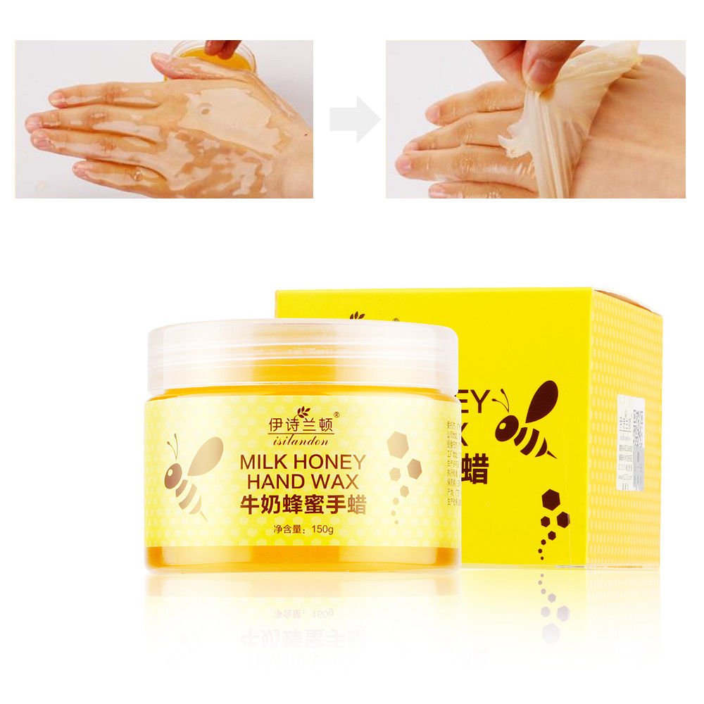 AntiWrinkle Paraffin Wax Mask Hand Spa Moisturizing Milk Honey Exfoliating Cream