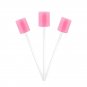 100Pcs/Set of Pink Disposable Sponge Swab for Oral Clinic Cleaning /Make Up Use