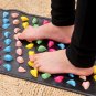 Colored Walk Stone Square Healthy Foot Massage Mat Pad Cushion Health Care new