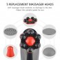 Portable Cordless Percussion Massager (Black) Body Neck Back Feet US Plug
