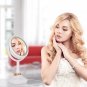 Rotatable Bluetooth Operated Makeup Mirror 5X Magnifying USB LED Music Cosmetic