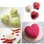 Heart-Shaped Silicone Mold Fondant Cake Decor Chocolate Baking Soap Ice DIY Tool