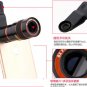 Universal HD 12x Optical Telescope Camera Lens Zoom Clip-on For Mobile Phone US