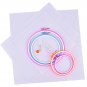 4 Pieces Size Embroidery Plastic Hoops Cross Stitch Hoop Embroidery Circle Set