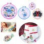 4 Pieces Size Embroidery Plastic Hoops Cross Stitch Hoop Embroidery Circle Set