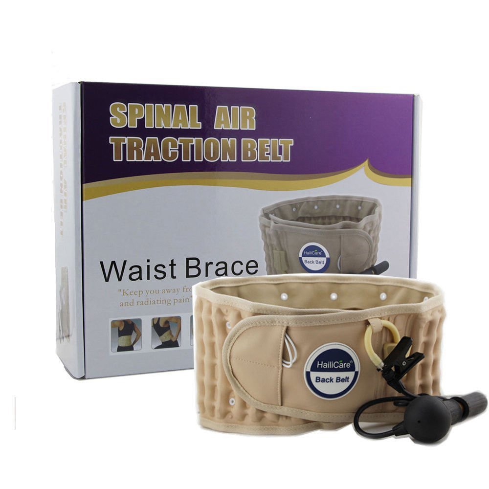FDA Double Air Decompression Belt Back Brace Lumbar Brace Support Waist Massager