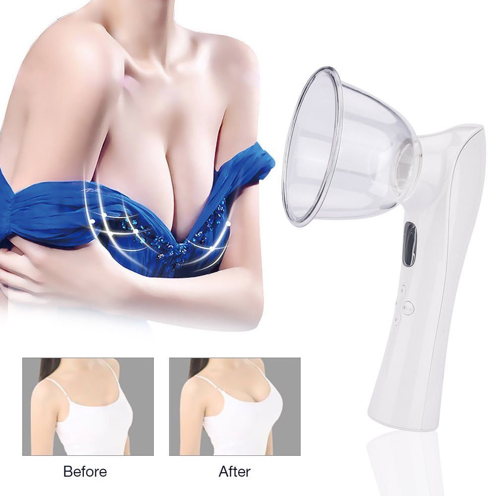 Nude mature silicone breast enlarge massager