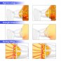 Electric Breast Massage Enhancer Machine Polyester Breast Chest Vibrate Enlarger