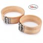 Embroidery Hoop Ring Stitch Round Handy Wooden Cross Stitch Machine 10pcs 2 size