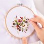 Embroidery Hoop Ring Stitch Round Handy Wooden Cross Stitch Machine 10pcs 2 size