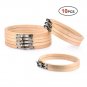 Embroidery Hoop Ring Stitch Round Handy Wooden Cross Stitch Machine 10pcs 2 size