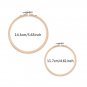 Embroidery Hoop Ring Stitch Round Handy Wooden Cross Stitch Machine 10pcs 2 size