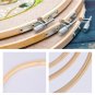 Embroidery Hoop Ring Stitch Round Handy Wooden Cross Stitch Machine 10pcs 2 size