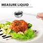 Stainless Steel Round Head Measuring Spoons Set of 6 Accurate Spoons Ingredients