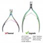 Rainbow Stainless Steel Nail Art Clipper Scissor Cuticle Nipper Cutter Pedicure