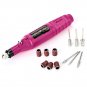Best Electric Nail Art Tips Arcylic Drill File Machine Pen Shape & 6 Bits US/EU