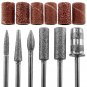 Best Electric Nail Art Tips Arcylic Drill File Machine Pen Shape & 6 Bits US/EU