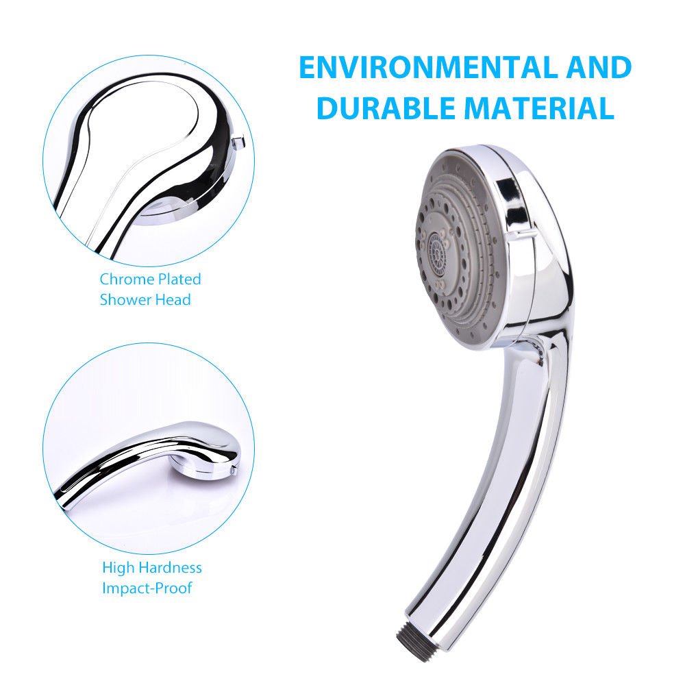 Hot sell Shower Head 7 Spray Set Luxury Spa Detachable Hand held Shower Head NEW