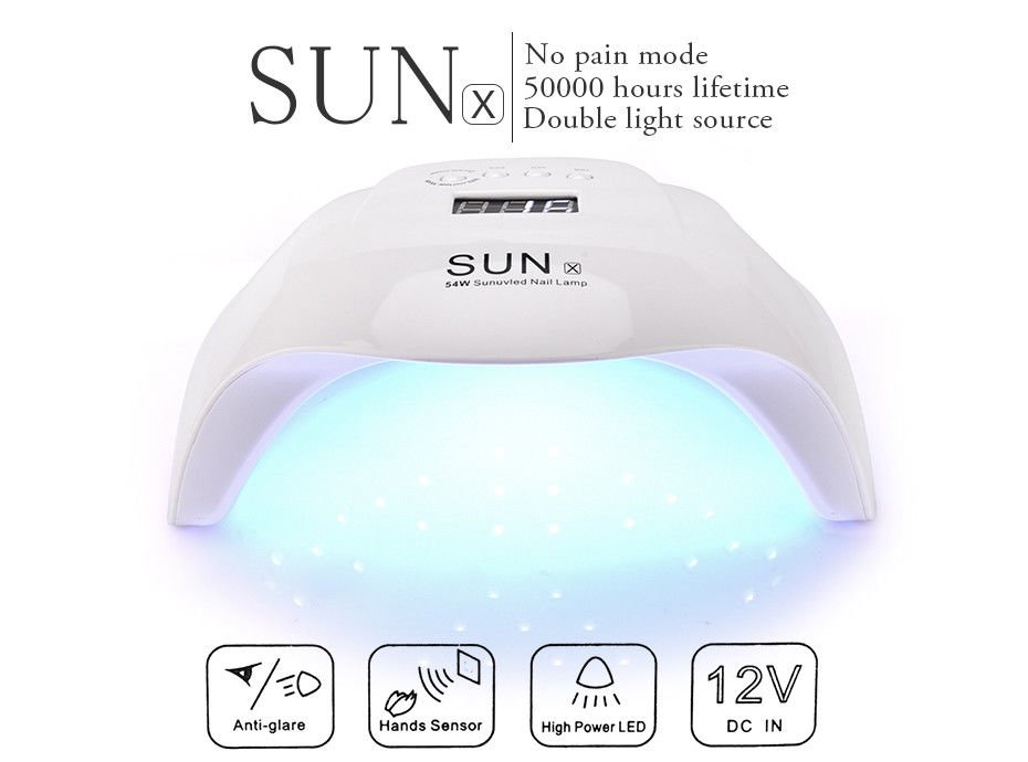 36LED Sunuvled Full Touch Button LED UV Nail Lamp Led Nail Light Nail Dryer 54W