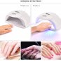 36LED Sunuvled Full Touch Button LED UV Nail Lamp Led Nail Light Nail Dryer 54W