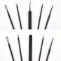 5Pcs Blackhead Acne Comedone Pimple Blemish Extractor Remover Tool Kit Set Black