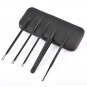 5Pcs Blackhead Acne Comedone Pimple Blemish Extractor Remover Tool Kit Set Black