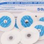 Disposable 50pcs/Bag Sealed Electrode Pads Patches Home ECG EKG Heart Monitor