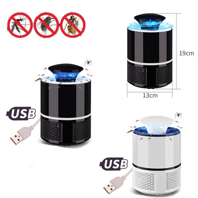 Portable LED Electric USB Mosquito Killer Lamp Fly Bug Insect Trap Catcher Light