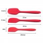 Rubber Spatula Non Stick Coating 20.6-25cm Cake Baking Mixing Spoon Silicone NEW