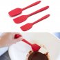 Rubber Spatula Non Stick Coating 20.6-25cm Cake Baking Mixing Spoon Silicone NEW