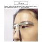 Tattoo Eyebrow Ruler Three-Point Permanent Makeup Stencil Shaper Balance Ruler