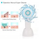 Electric Rotating Face Deep Cleansing Brush Set Facial Skin SPA Brush Waterproof