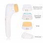Electric Rotating Face Deep Cleansing Brush Set Facial Skin SPA Brush Waterproof