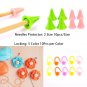 18 Pcs Set Smooth Bamboo Circular Knitting Needles Double Pointed 2.0mm-10mm HOT