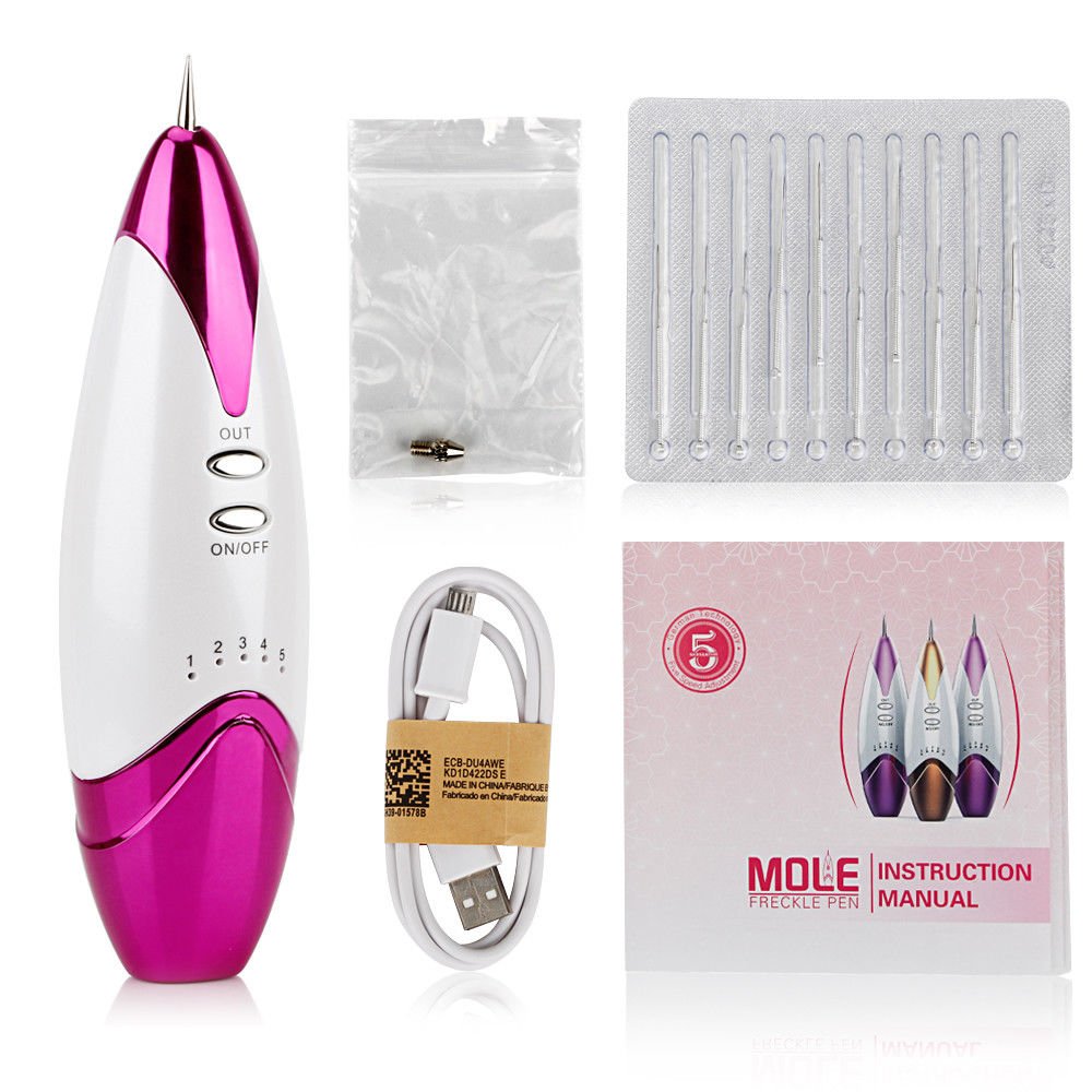 Portable Electric Pen Mole Freckle Warts Dot Mole Dark Spot Tattoo Removal 2018